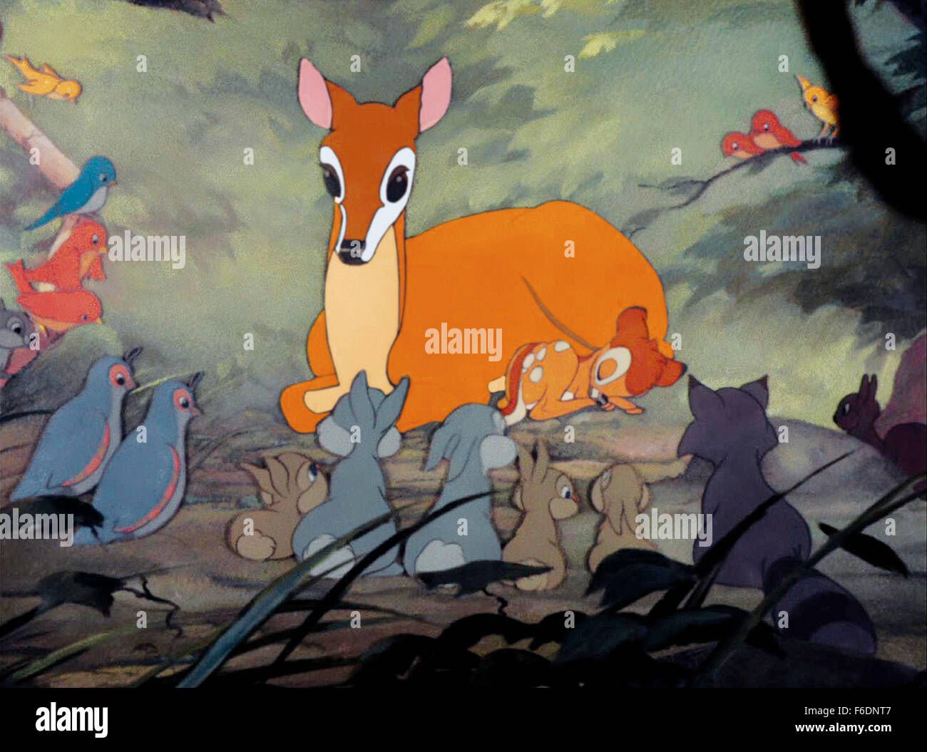 RELEASE DATE: August 21, 1942. MOVIE TITLE: Bambi. STUDIO: Walt Disney  Productions. PLOT: The animated story of Bambi, a young deer hailed as the  'Prince of the Forest' at his birth. As