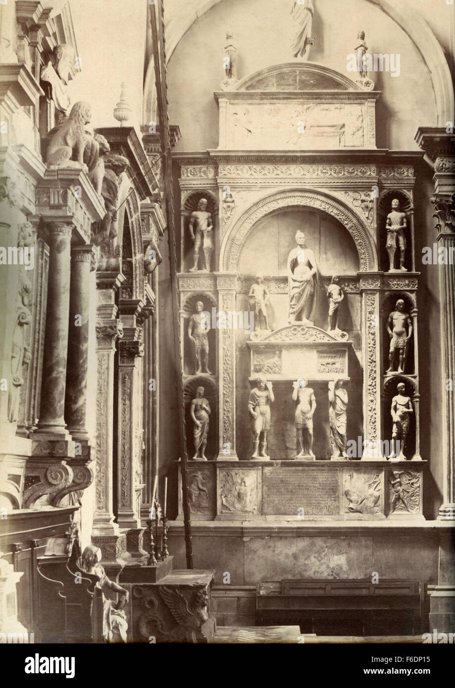 Monument Mocenigo, Venice, Italy Stock Photo