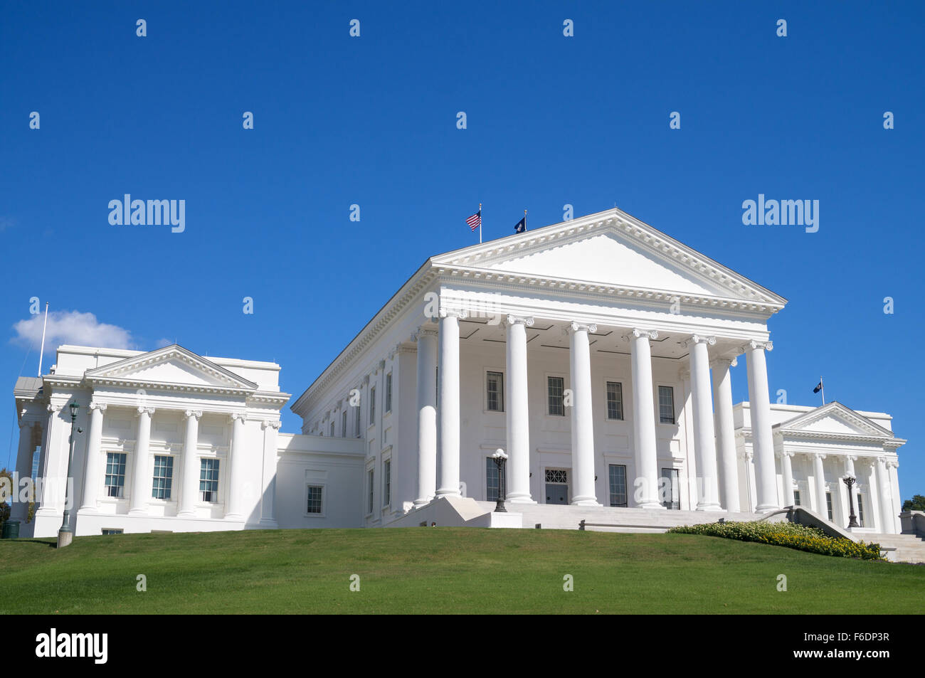 Virginia State Capitol building in Richmond, Virginia  USA Stock Photo