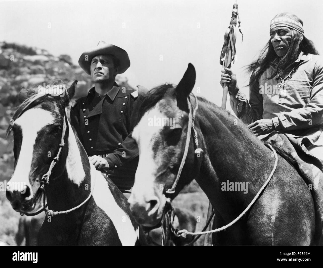 RELEASED: Jan 02, 1952 - Original Film Title: Indian Uprising. PICTURED: GEORGE MONTGOMERY. Stock Photo