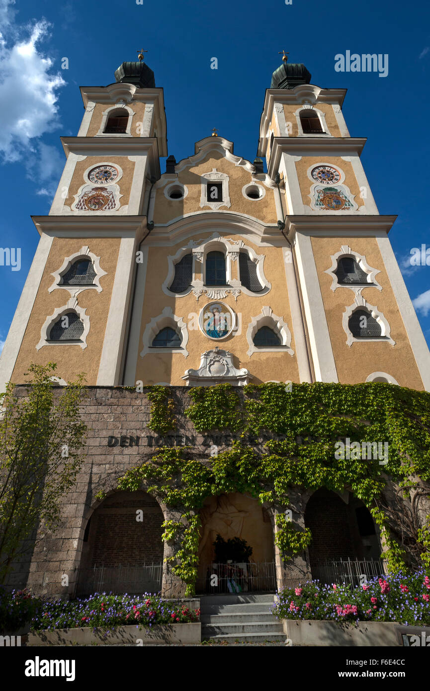 Baroque church of St. Jacob and St. Leonard, Hopfgarten, Tyrol, Austria