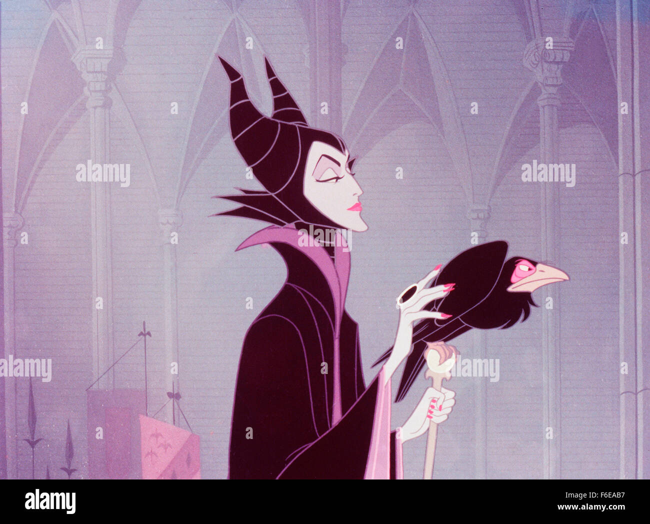 Jun 12, 1959; Burbank, CA, USA; Image from the classic animated tale 'Sleeping Beauty' with the character MALEFICENT. Stock Photo