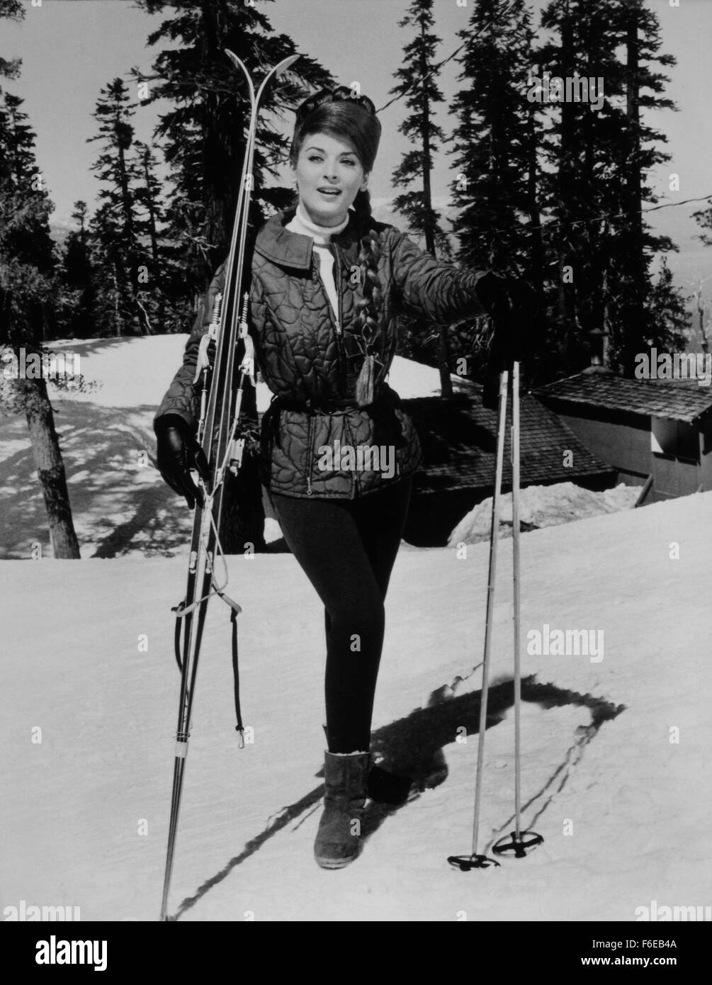 Jan. 1, 1960 - Jill Donohue, On-Set of the Film, Winter a-Go-Go, 1965  (Credit Image: c Glasshouse/Entertainment Pictures Stock Photo - Alamy