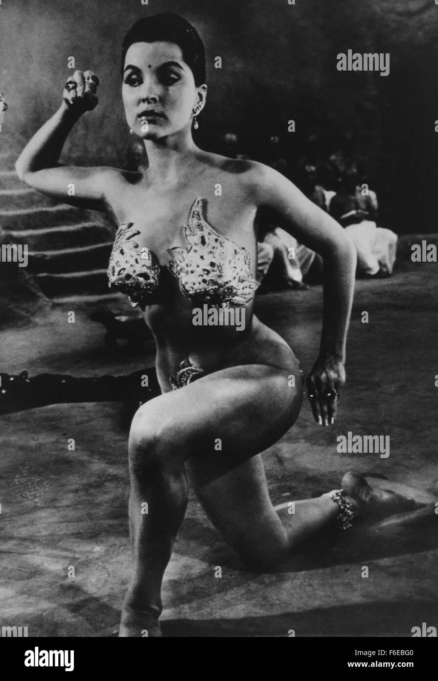 Jan. 1, 1960 - Debra Paget, On-Set of the Film, Journey to the Lost City, 1960 (Credit Image: c Glasshouse/Entertainment Pictures) Stock Photo