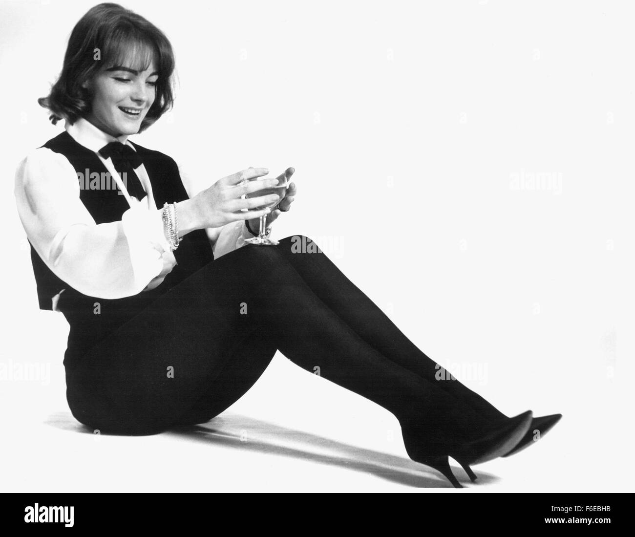 Jan. 1, 1960 - Romy Schneider on-set of the Film, The Victors, 1963 (Credit Image: c Glasshouse/Entertainment Pictures) Stock Photo