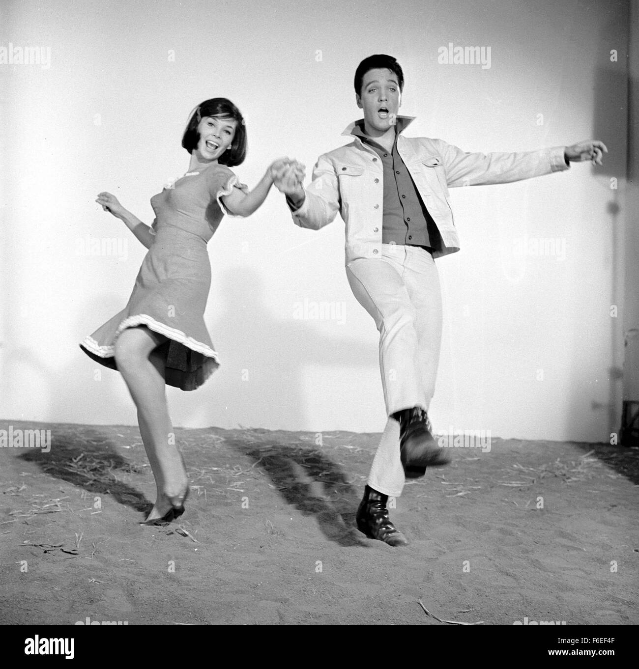 Elvis presley kissin cousins Black and White Stock Photos
