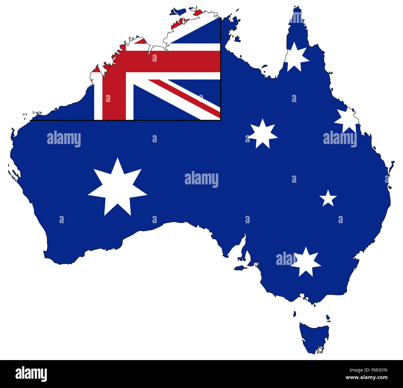 Outline of australia hi-res stock photography and images - Alamy