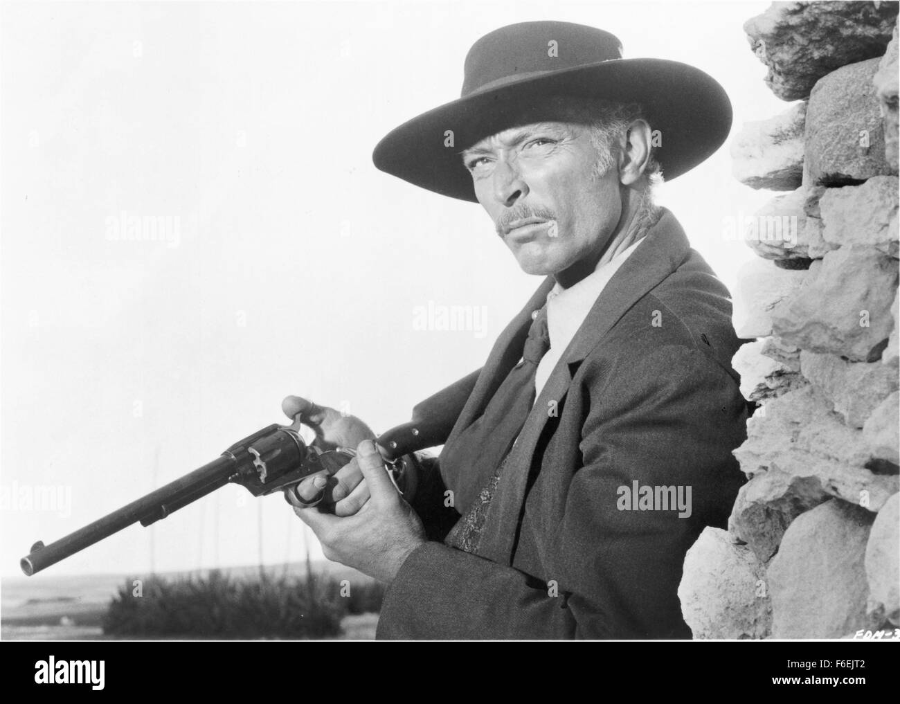 May 10, 1967; Madrid, SPAIN; Actor LEE VAN CLEEF as Col. Mortimer in the  Sergio Leone directed western drama, 'For A Few Dollars More.' Stock Photo  - Alamy