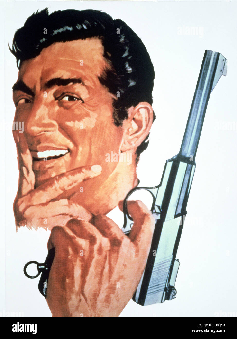 Dec 20, 1966; Monte Carlo, MONACO; Key poster art featuring DEAN MARTIN as Matt Helm in the action, adventure, drama film 'Murderers' Row' directed by Henry Levin. Stock Photo