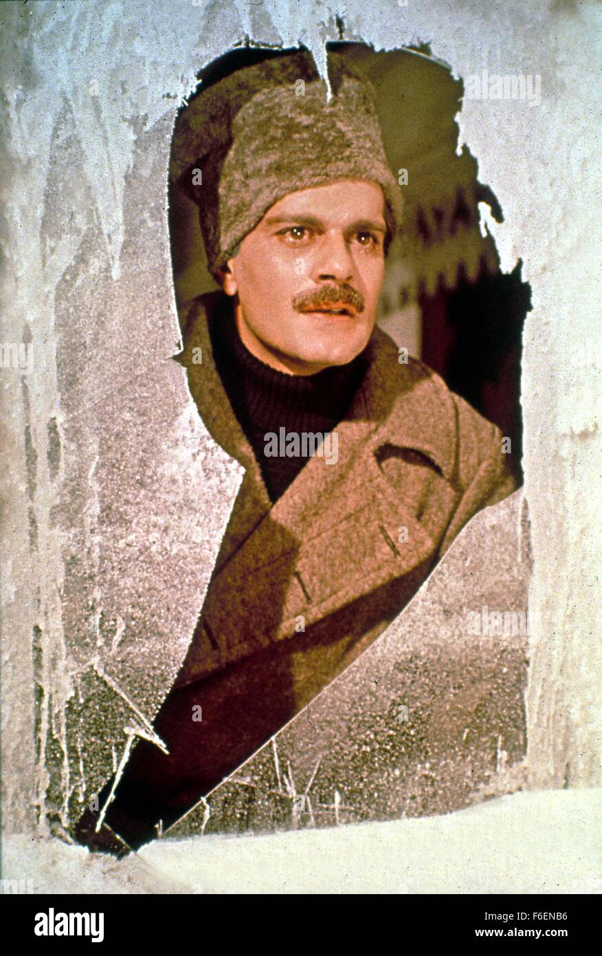 Jan. 1, 1965 - ......Doctor Zhivago,  Omar Sharif..Film and Television. (Credit Image: c Moviestore/Entertainment Pictures/ Wire) Stock Photo