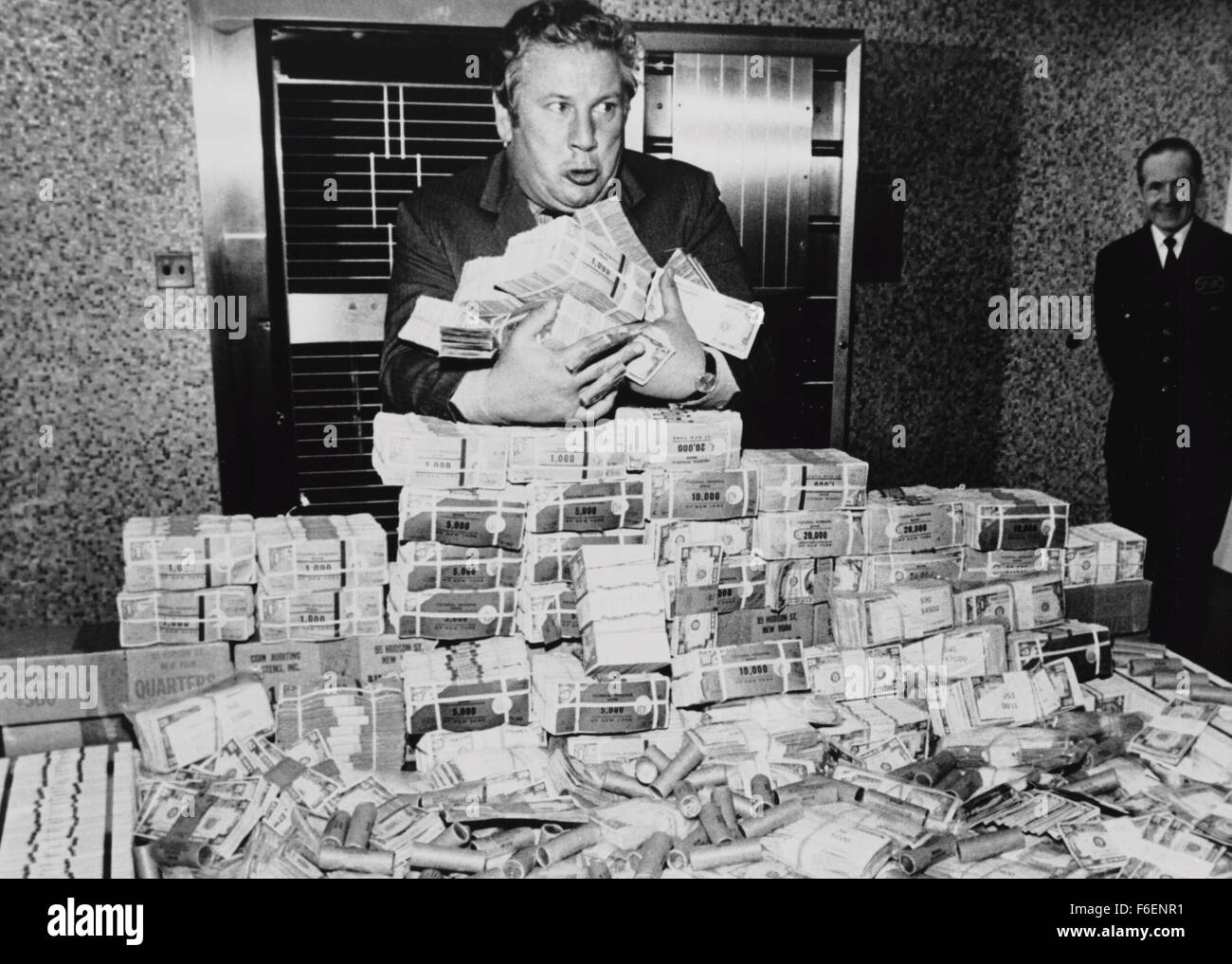 Sep 19, 1968; London, England, UK; Actor PETER USTINOV stars as Marcus Pendleton in the MGM comedy, 'Hot Millions.' Stock Photo