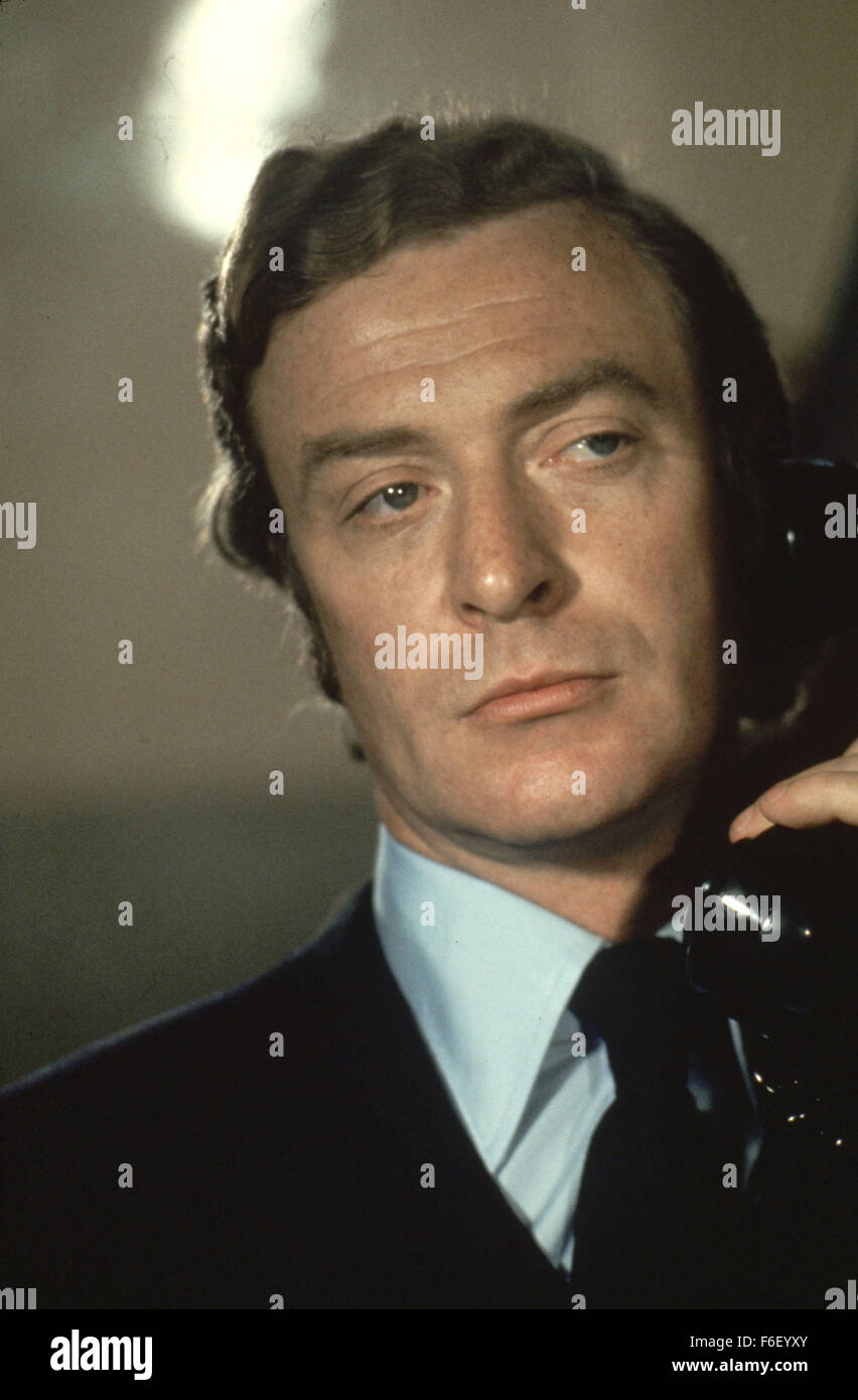 Mar 03, 1971; Los Angeles, CA, USA; Actor MICHAEL CAINE stars as Jack Carter in the MGM classic thriller, 'Get Carter.' Directed by Mike Hodges. Stock Photo