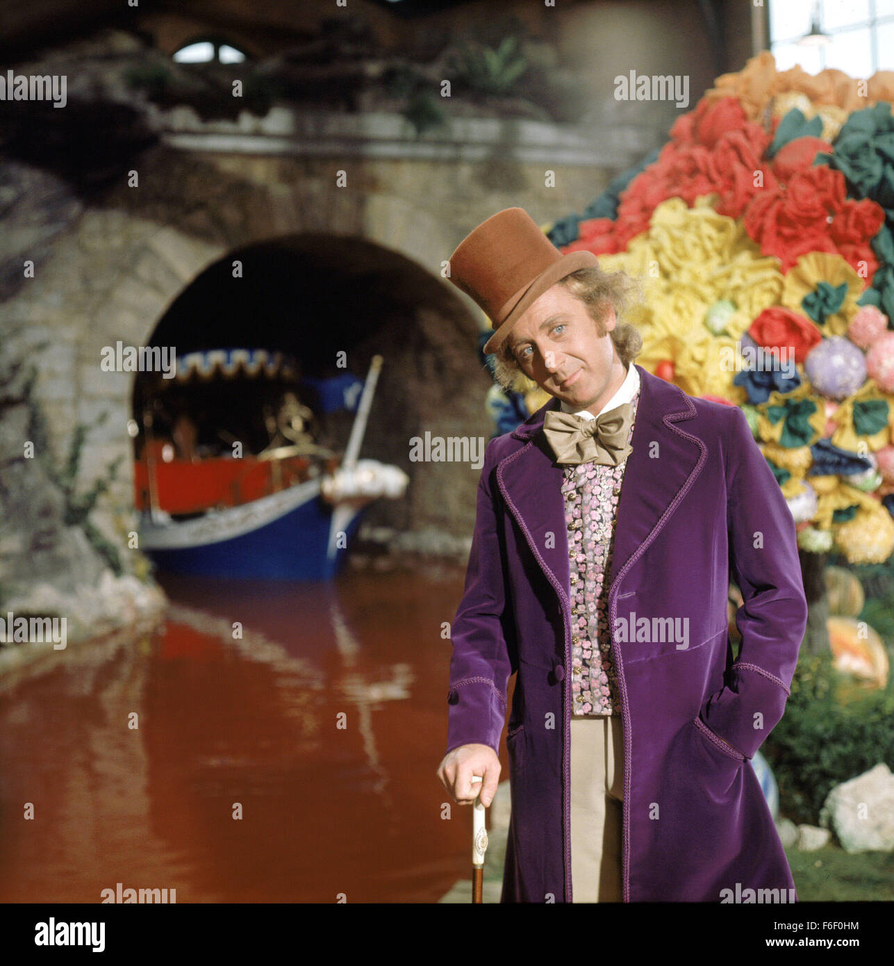 Jun 30, 1971; Hollywood, CA, USA; Actor GENE WILDER stars as Willy Wonka in the Paramount Pictures fantasy classic, 'Willy Wonka and the Chocolate Factory.' Stock Photo