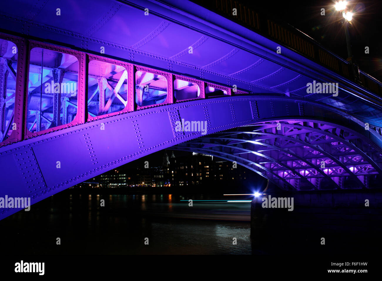 Detail of Southwark Bridge, London Stock Photo Alamy
