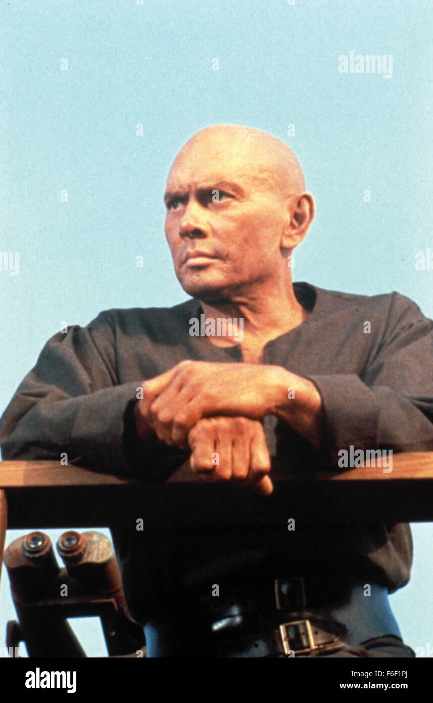Yul brynner the ultimate warrior 1975 hi res stock photography and