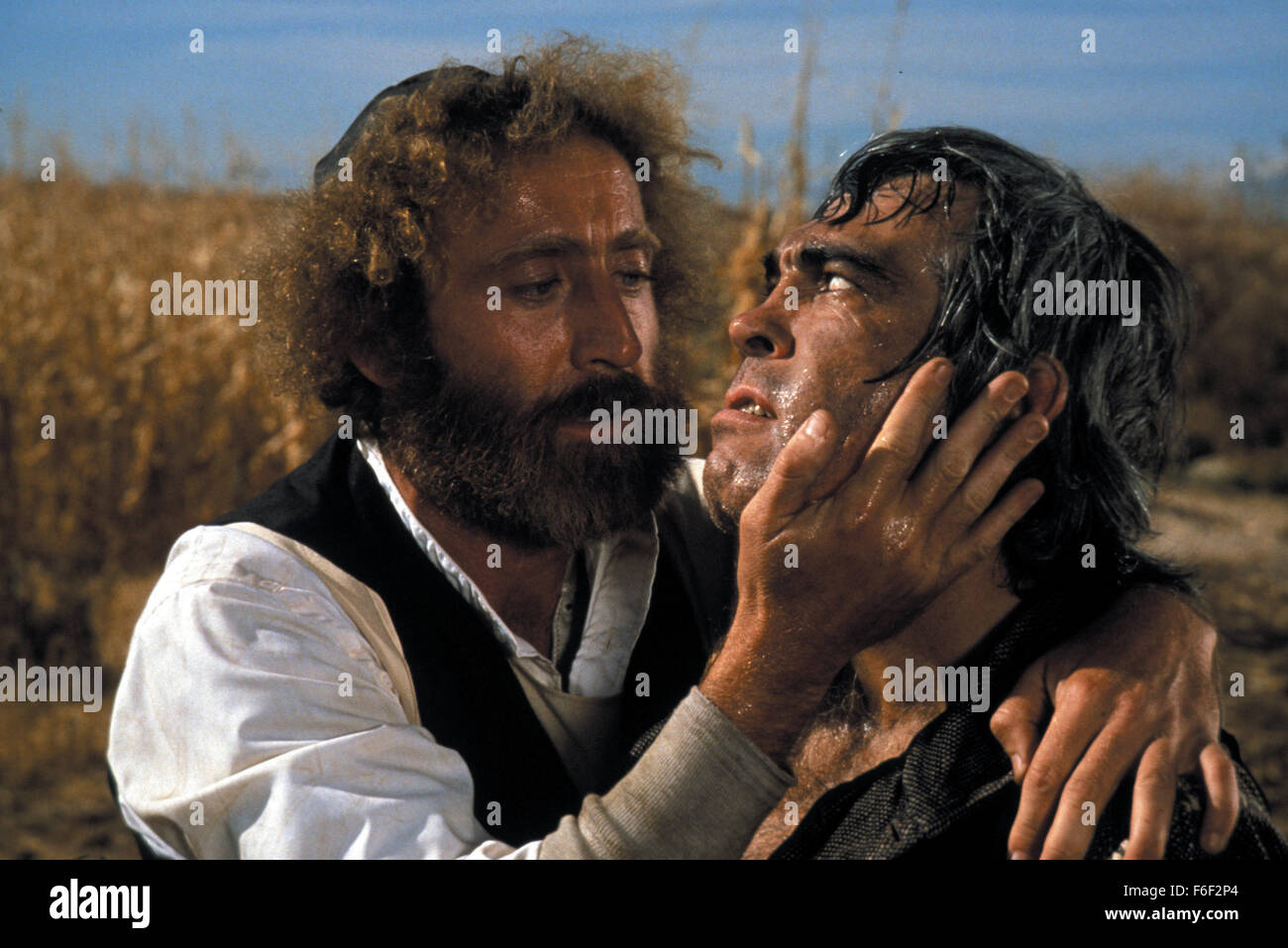 RELEASE DATE: July 1979. MOVIE TITLE: The Frisco Kid. STUDIO: Burbank Studios. PLOT: A Polish rabbi wanders through the Old West on his way to lead a synagogue in San Francisco. On the way he is nearly burnt at the stake by Indians and almost killed by outlaws. PICTURED: GENE WILDER as Avram Belinski. Stock Photo