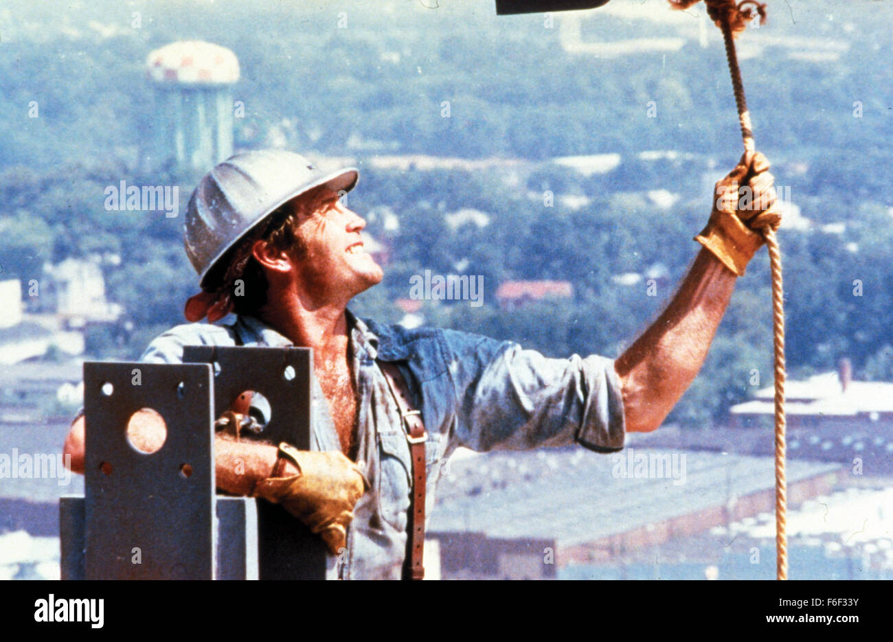 RELEASE DATE: Aug 21, 1979. MOVIE TITLE: Steel. STUDIO: Fawcett-Majors Productions. PLOT: Mike Catton was once a world-renowned construction foreman (at least in the construction world), but an accident left him with a serious fear of heights. Unable to climb the big skyscrapers while under construction, he retired and became a truck driver. But when an old friend needs him to help put up a building, and when the old friend gets harassed and threatened by an Evil Corporate Type, he comes out of retirement and assembles the creme de la creme of the construction world. Together, they race agains Stock Photo
