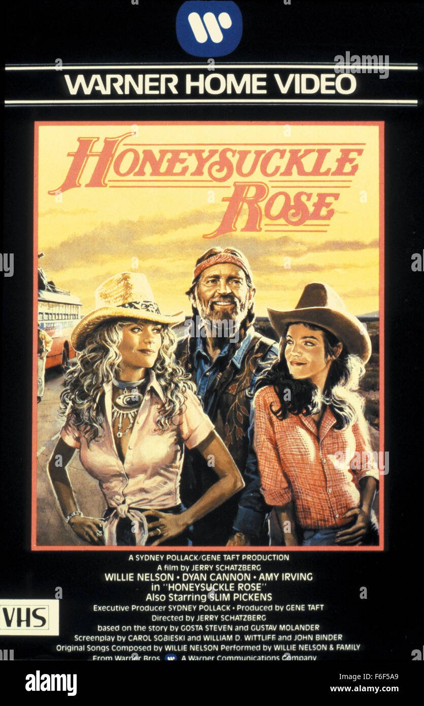 RELEASE DATE: July 18, 1980 MOVIE TITLE: Honeysuckle Rose STUDIO: National  Broadcasting Company DIRECTOR: Jerry Schatzberg PLOT: For 20 years he's  been singing to the country. But he never figured he'd be