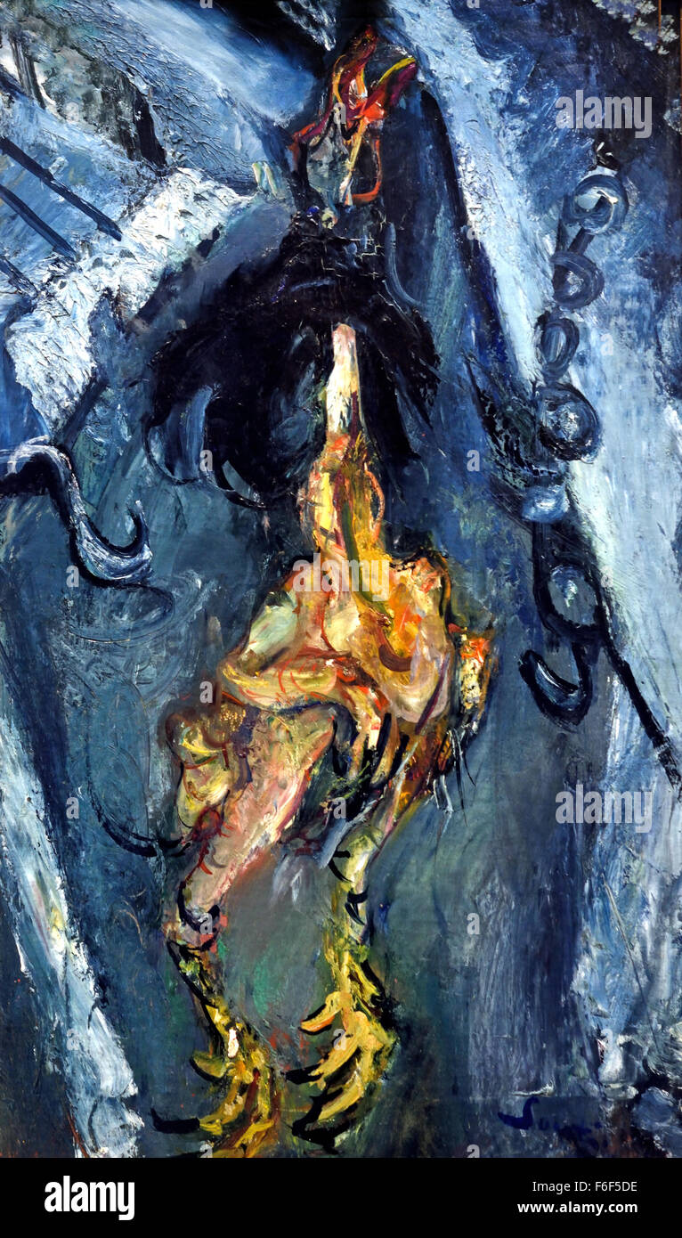 Le poulet plumé  - The plucked chicken in 1918 Chaim Soutine 1893-1943  French France born Lithuania Stock Photo