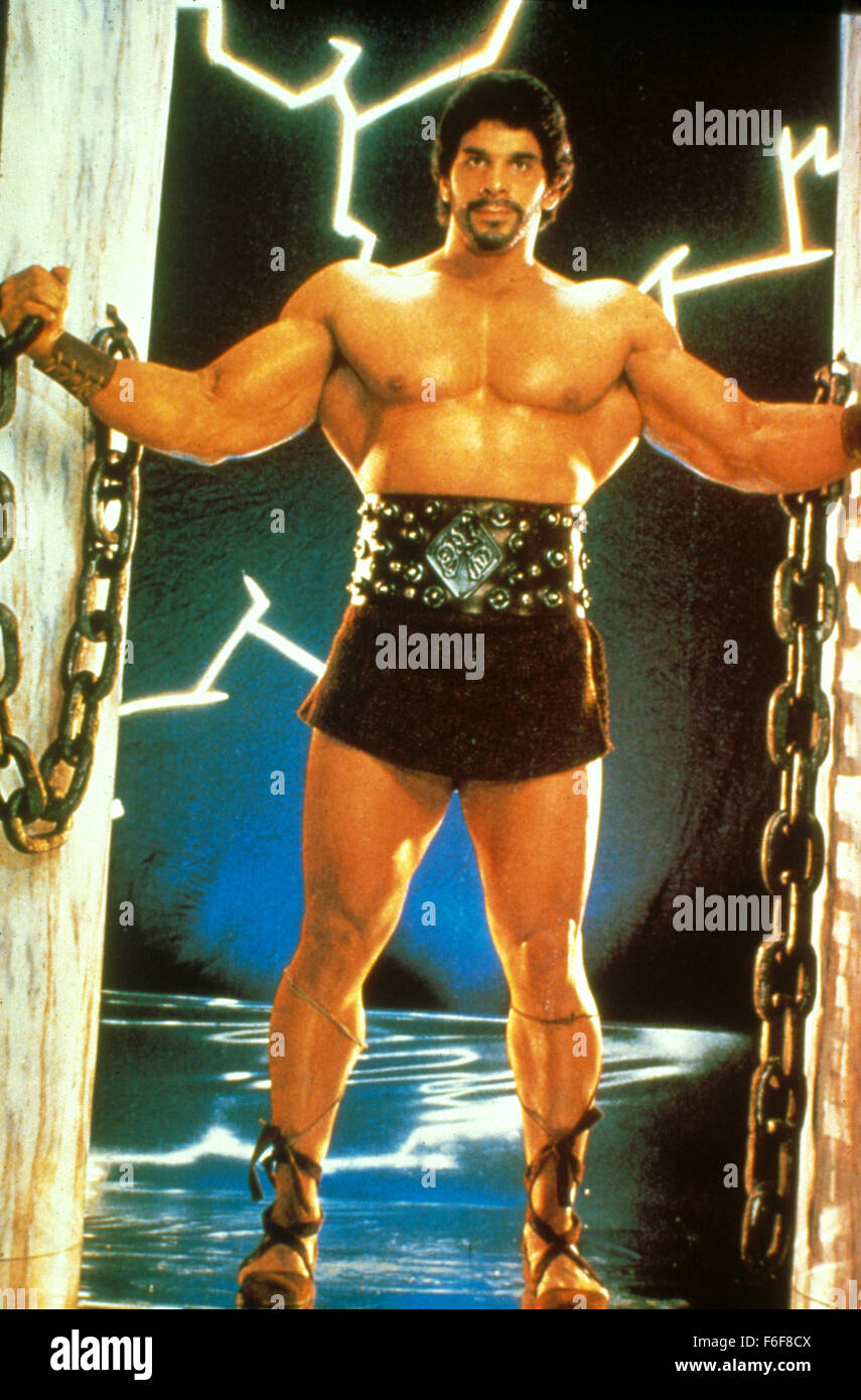 RELEASE DATE: August 12, 1983   MOVIE TITLE: Hercules   DIRECTOR: Luigi Cozzi  STUDIO: MGM   PLOT: The movie tells the story of the Greek mythological figure Hercules, updated in this 80's version   PICTURED: LOU FERRIGNO as Hercules   (Credit Image: c MGM/Entertainment Pictures) Stock Photo