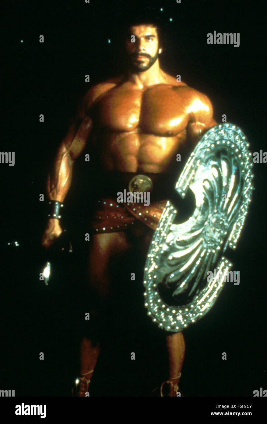 RELEASE DATE: August 12, 1983   MOVIE TITLE: Hercules   DIRECTOR: Luigi Cozzi  STUDIO: MGM   PLOT: The movie tells the story of the Greek mythological figure Hercules, updated in this 80's version   PICTURED: LOU FERRIGNO as Hercules   (Credit Image: c MGM/Entertainment Pictures) Stock Photo