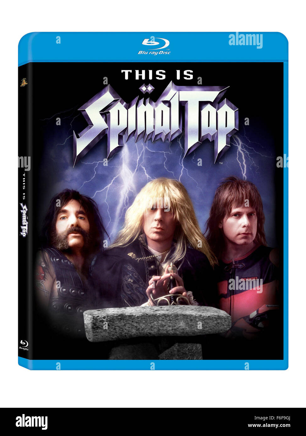 RELEASE DATE: March 2, 1984   MOVIE TITLE: This Is Spinal Tap   DIRECTOR: Rob Reiner  STUDIO: Spinal Tap Prod.   PLOT: In 1982 legendary British heavy metal band Spinal Tap attempt an American comeback tour accompanied by a fan who is also a film-maker. The resulting documentary, interspersed with powerful performances of Tap's pivotal music and profound lyrics, candidly follows a rock group heading towards crisis, culminating in the infamous affair of the eighteen-inch-high Stonehenge stage prop   PICTURED: MICHAEL MCKEAN as David St. Hubbins, CHRISTOPHER GUEST as Nigel Tufnel and HARRY SHEAR Stock Photo