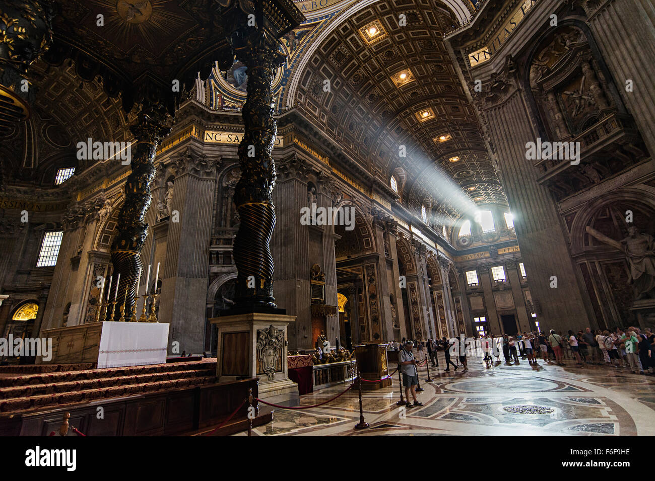 St. Peter's Basilica, Cathedral, Vatican, Stock Photo