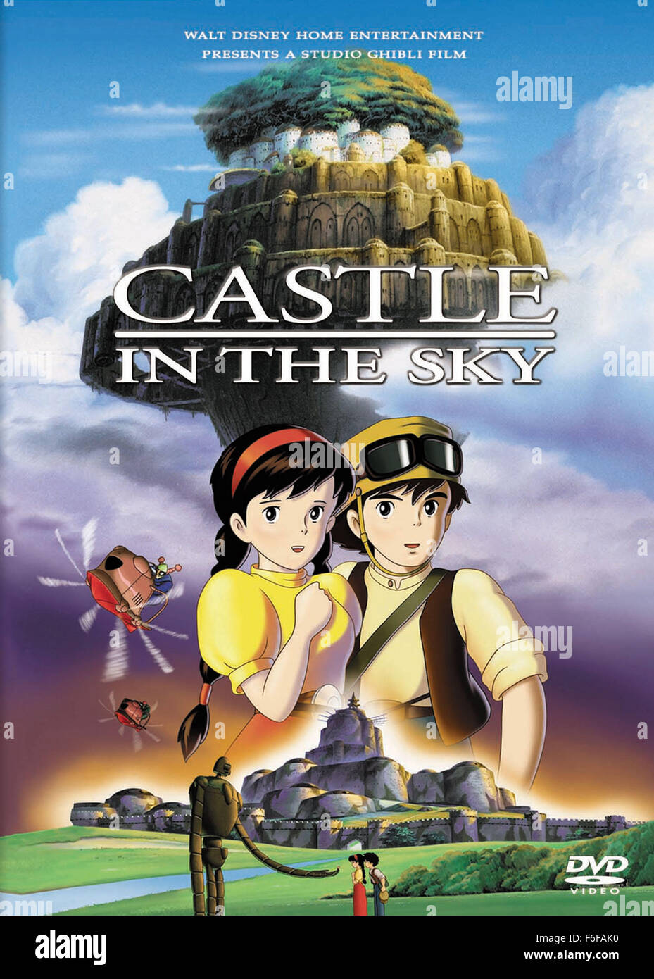Aug 02, 1986; Tokyo, Japan; Art cover for 'Castle in the Sky'. Directed by Hayao Miyazaki. Stock Photo