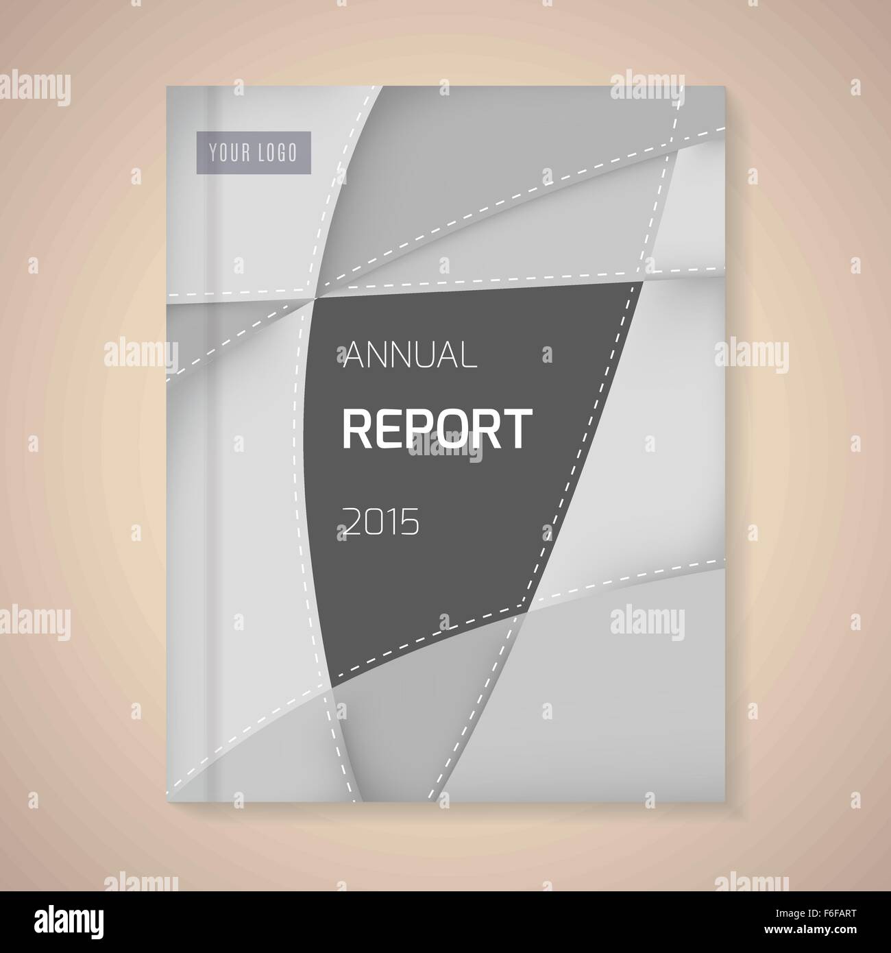 Annual Report Cover vector illustration Stock Vector Image & Art Alamy