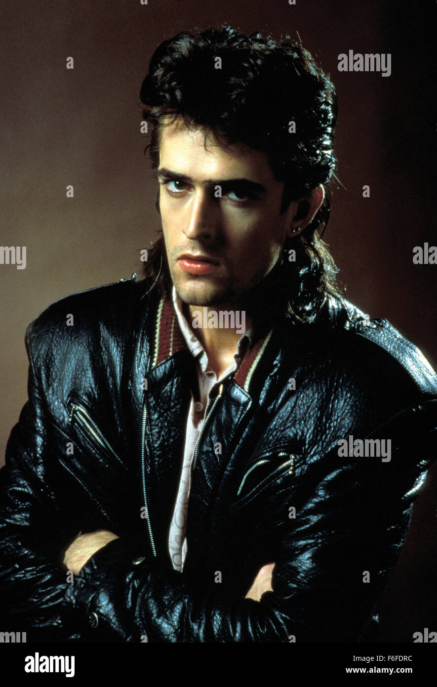RELEASE DATE: 1987. MOVIE TITLE: Hearts of Fire. STUDIO: Image Entertainment. PICTURED: RUPERT EVERETT as James Colt. Stock Photo