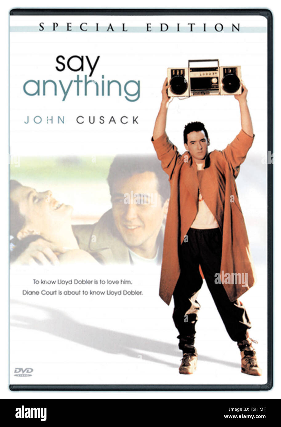 Jan 23, 1989; Hollywood, CA, USA; Image from director Cameron Crowe's drama romance 'Say Anything' starring JOHN CUSACK as Lloyd Dobler and IONE SKYE as Diane Court. Stock Photo