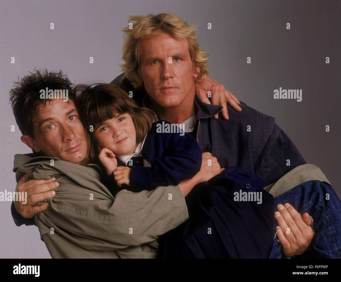 Jan 27, 1989; Los Angeles, CA, USA; MARTIN SHORT, SARAH ROWLAND DOROFF and NICK NOLTE star as Perry, Meg and Lucas in the action/comedy 'Three Fugitives' directed by Francis Veber. Stock Photo