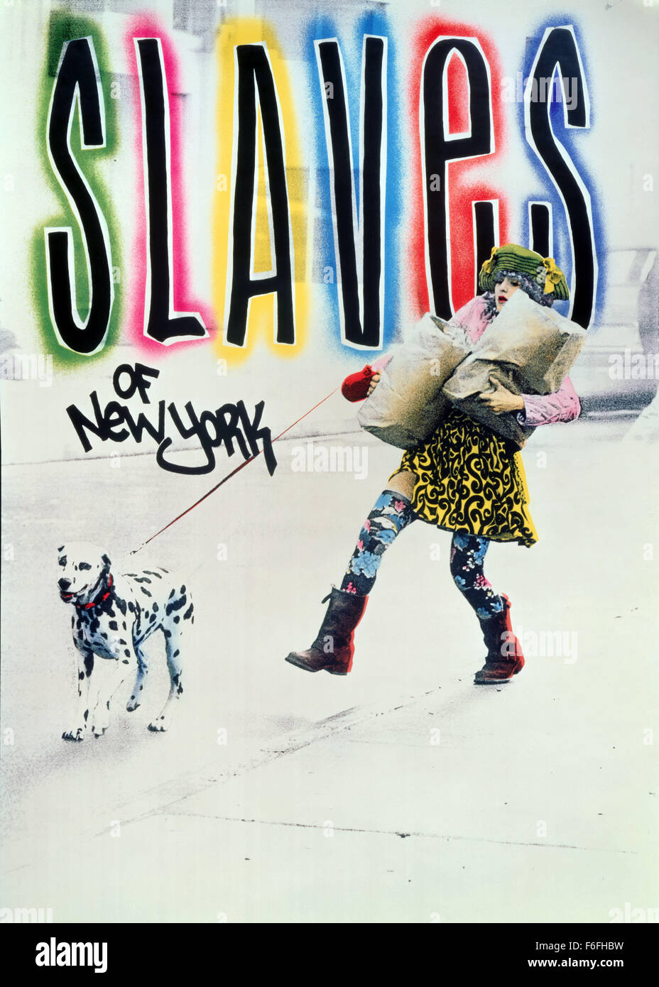 Nov 09, 1989; Hollywood, CA, USA; Poster for the drama 'Slaves of New