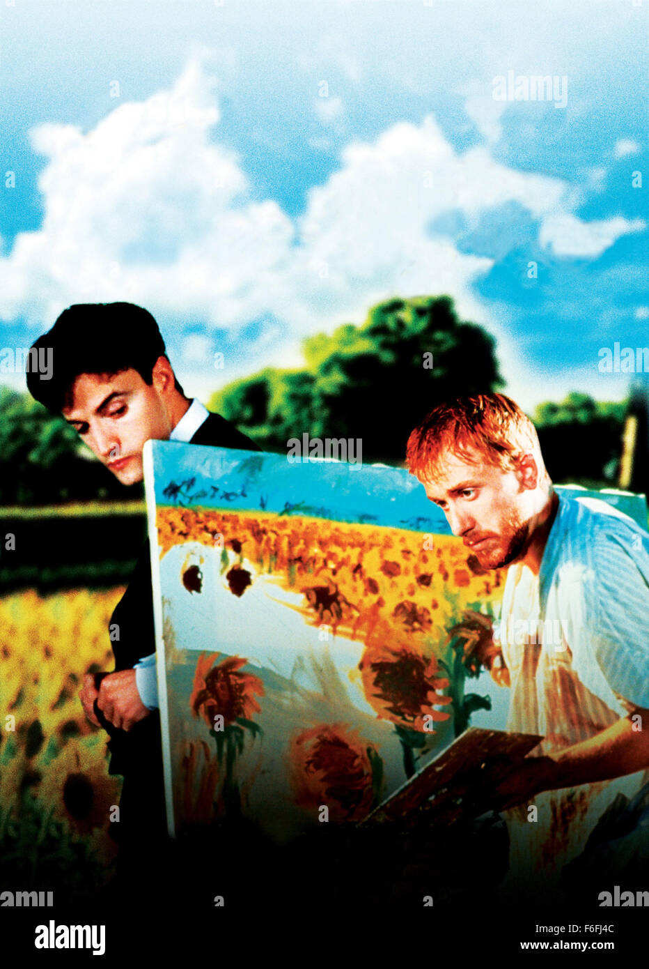 RELEASE DATE: November 2, 1990   MOVIE TITLE: Vincent & Theo   STUDIO: Arena Films   DIRECTOR: Robert Altman   PLOT: The familiar tragic story of Vincent van Gogh is broadened by focusing as well on his brother Theodore, who helped support Vincent. The movie also provides a nice view of the locations which Vincent painted.   PICTURED: TIM ROTH as Vincent Van Gogh and PAUL RHYS as Theodore 'Theo' Van Gogh.   (Credit Image: c Arena Films/Entertainment Pictures) Stock Photo