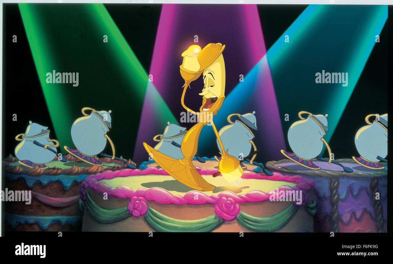 Beauty and the beast disney 1991 hires stock photography and images