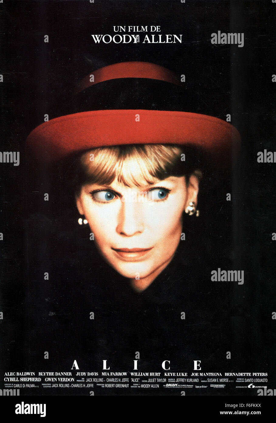 RELEASE DATE: December 25, 1990 MOVIE TITLE: Alice STUDIO: Orion ...