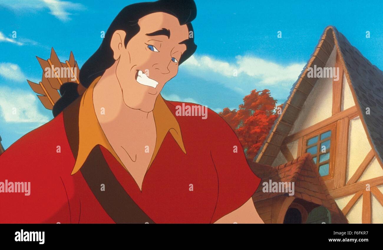 Gaston beauty and the beast disney 1991 hi-res stock photography and images  - Alamy