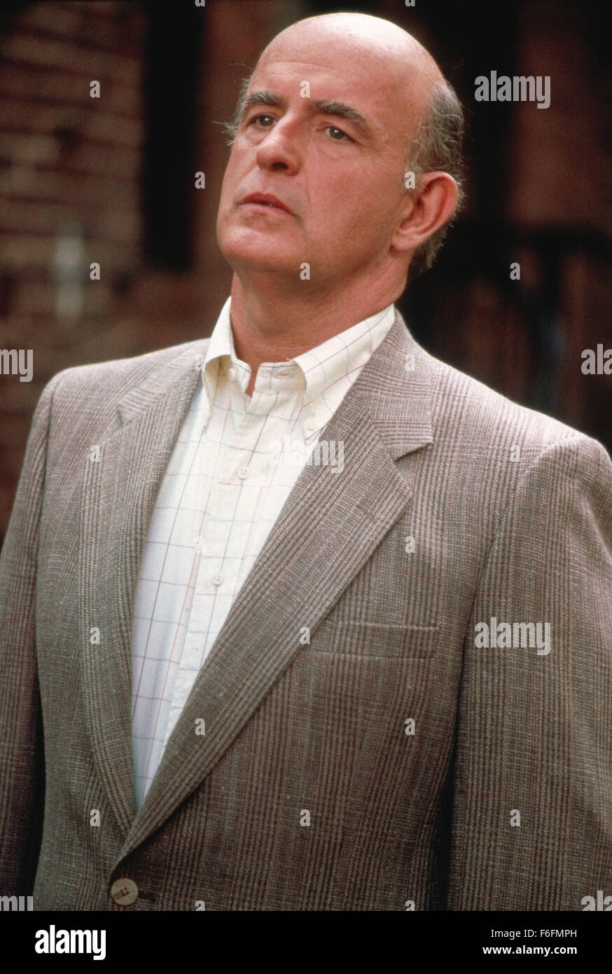 RELEASE DATE: 18 January 1991. MOVIE TITLE: Men of Respect - STUDIO: Grandview Avenue Pictures. PLOT: A hitman heeds a spiritualist's prophesies that he will rise to the head of his family. PICTURED: PETER BOYLE as Matt Duffy. Stock Photo