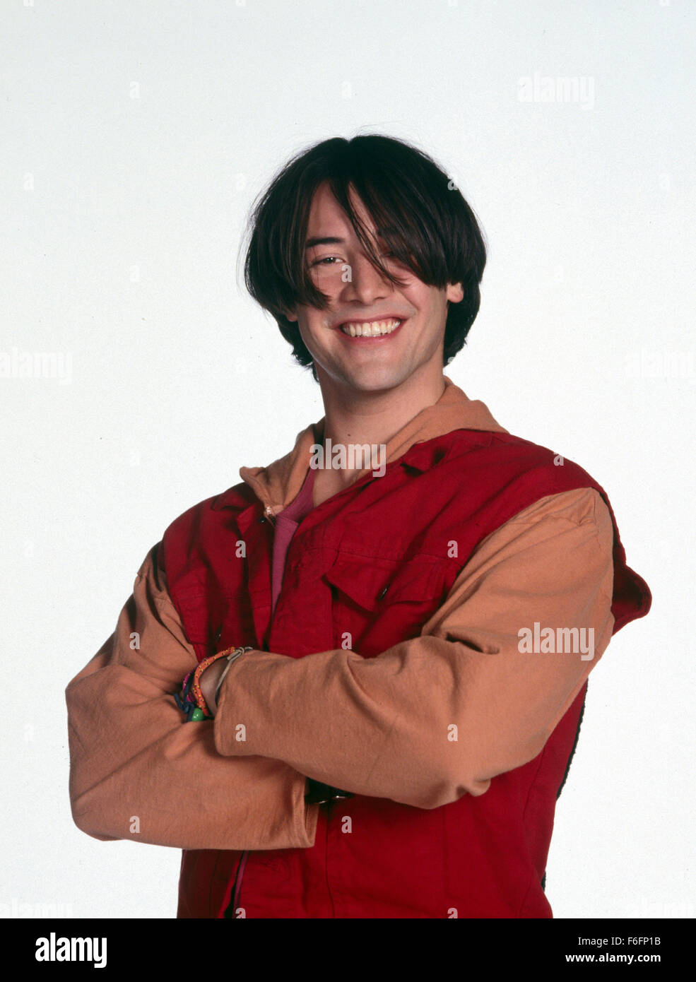 Jul 19, 1991; Los Angeles, CA, USA; KEANU REEVES as Ted Logan in the adventure, sci-fi, comic film 'Bill and Ted's Bogus Journey' directed by Peter Hewitt. Stock Photo
