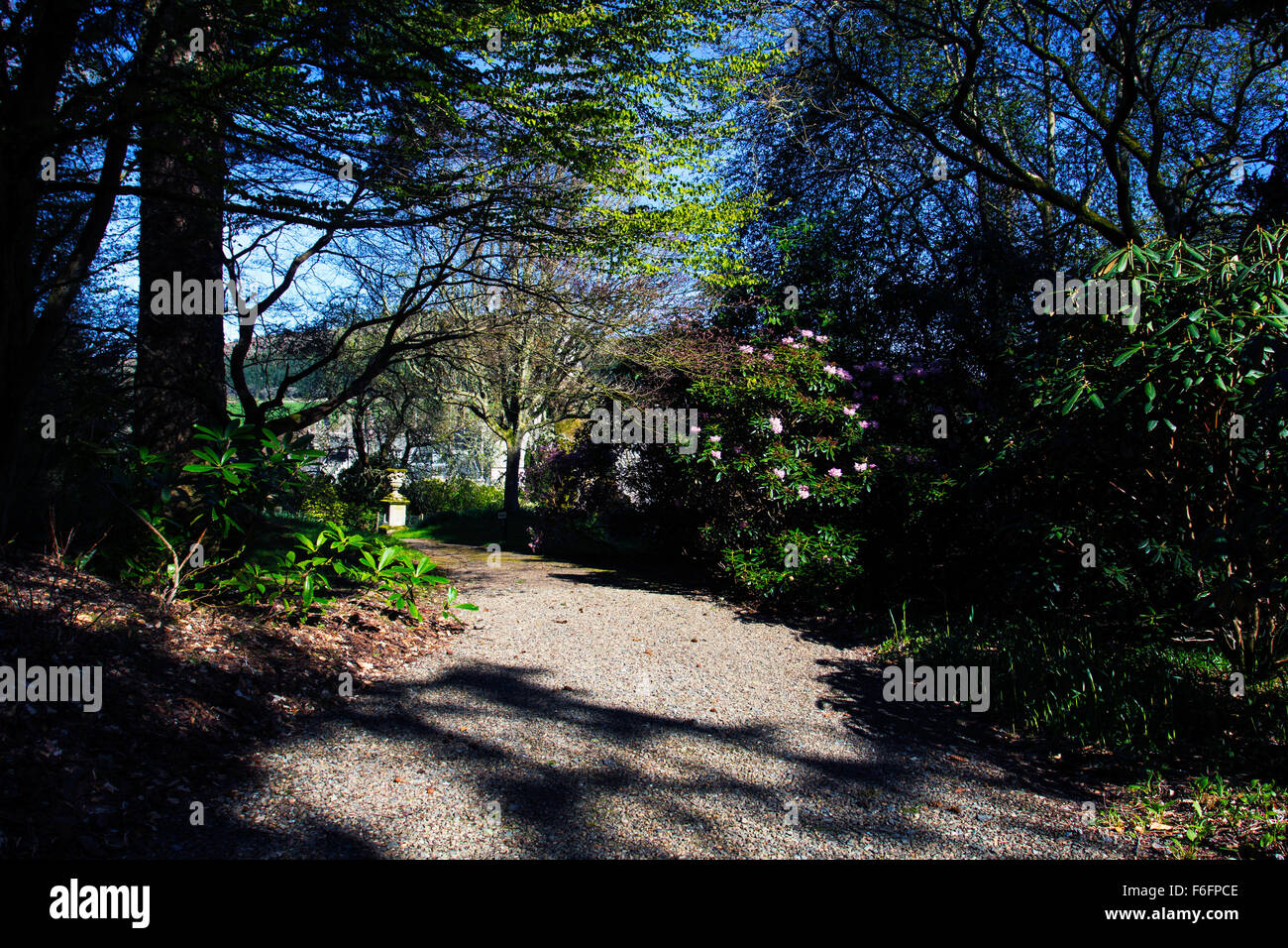 Dawyck Botanical gardens Stock Photo