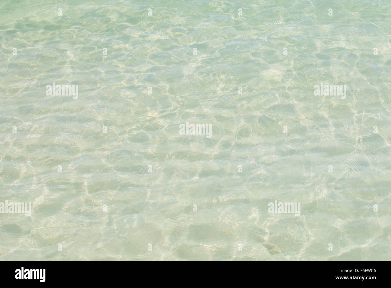 Water textures in the sea of thailand Stock Photo