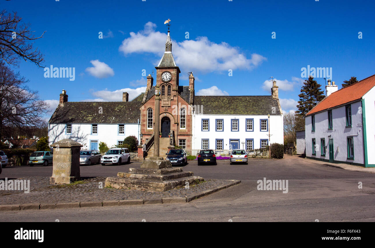 Gifford street in East Lothian Stock Photo Alamy
