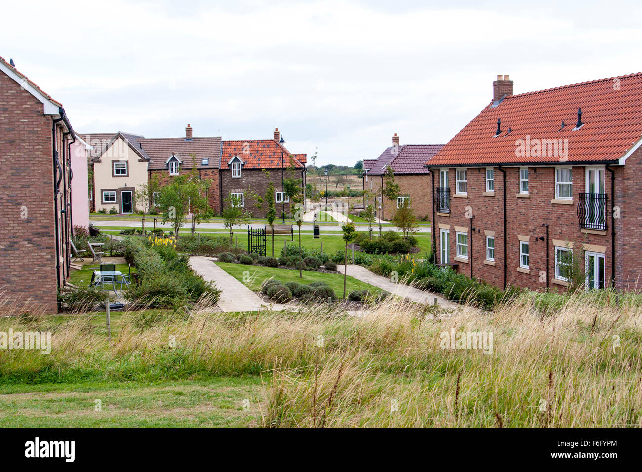 Filey holiday houses park beach coast hires stock photography and images Alamy