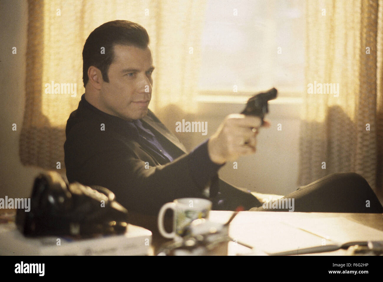 Oct 20, 1995; Los Angeles, CA, USA; Actor JOHN TRAVOLTA stars as Chili Palmer in the Barry