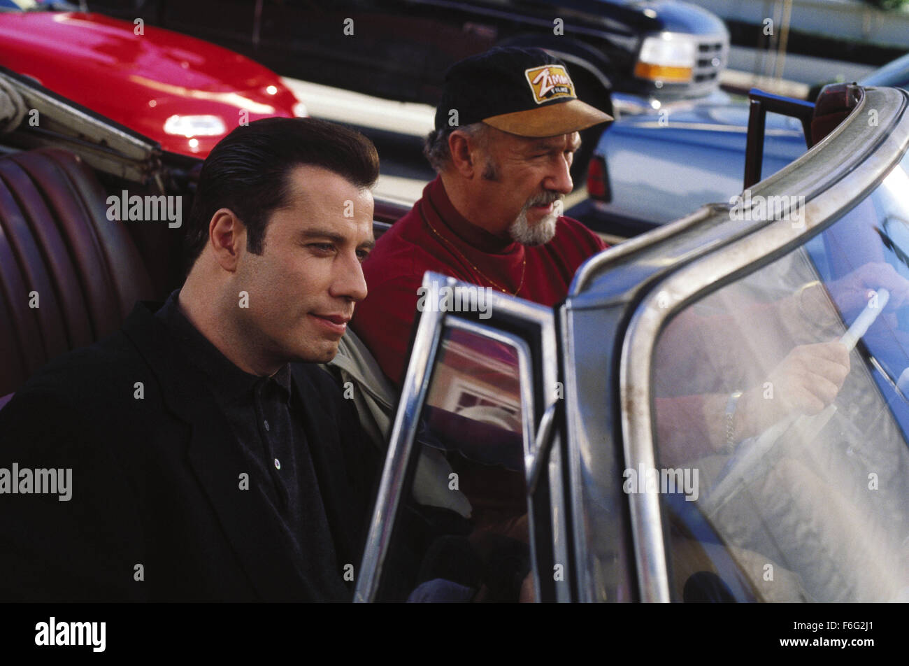 Oct 20, 1995; Los Angeles, CA, USA; Actor JOHN TRAVOLTA (L) stars as