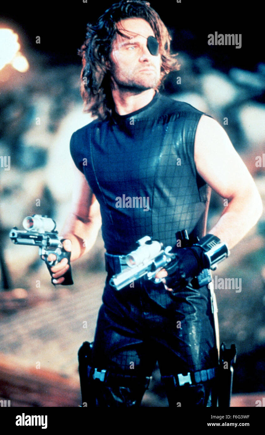 Aug 09, 1996; Hollywood, CA, USA; KURT RUSELL as Snake Plissken in the action, adventure, thriller ''Escape from L.A.'' directed by John Carpenter. Stock Photo