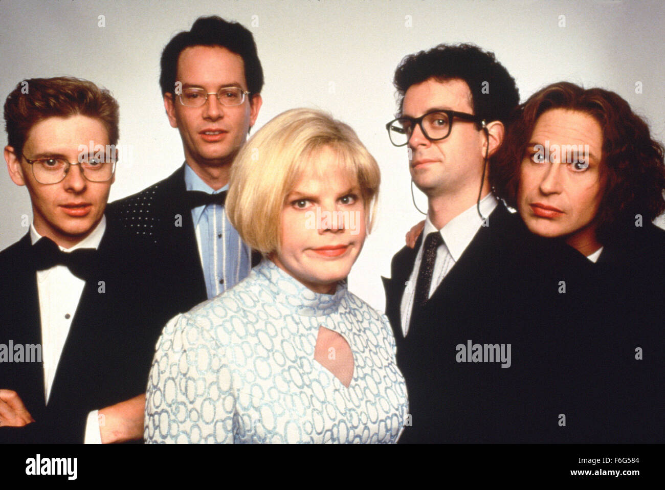 Apr 12, 1996; Hollywood, CA, USA; (left to right) DAVE FOLEY, MARK MCKINNEY, BRUCE MCULLOCH, KEVIN MCDONALD, and SCOTT THOMPSON in the comedy ''Kids in the Hall: Brain Candy'' directed by Kelly Makin. Stock Photo