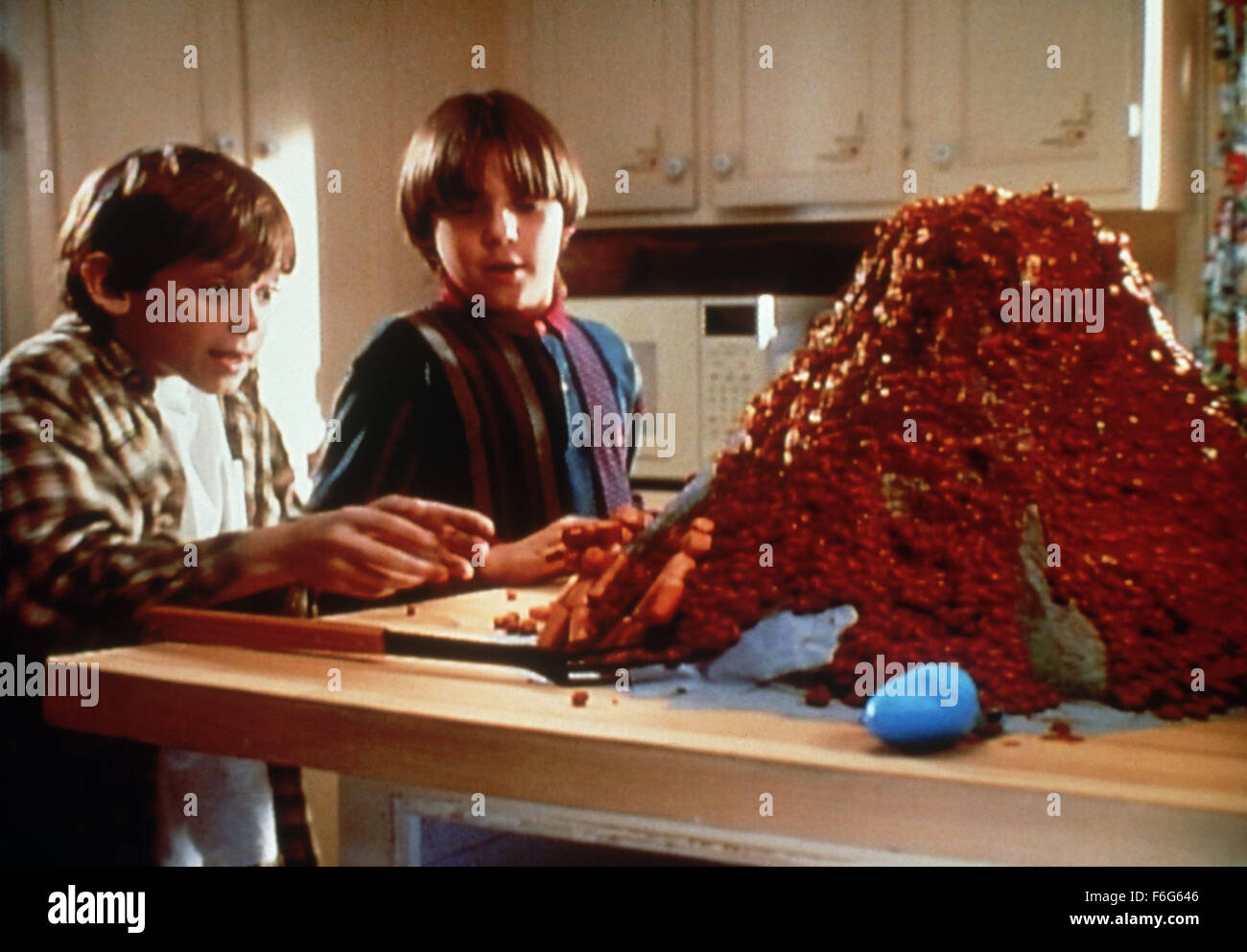 Mar 18, 1997; Hollywood, CA, USA; BUG HALL as Adam Szalinski and JAKE RICHARDSON as Mitch Szalinski star in the family comic adventure 'Honey, We Shrunk Ourselves' directed by Dean Cundey. Stock Photo