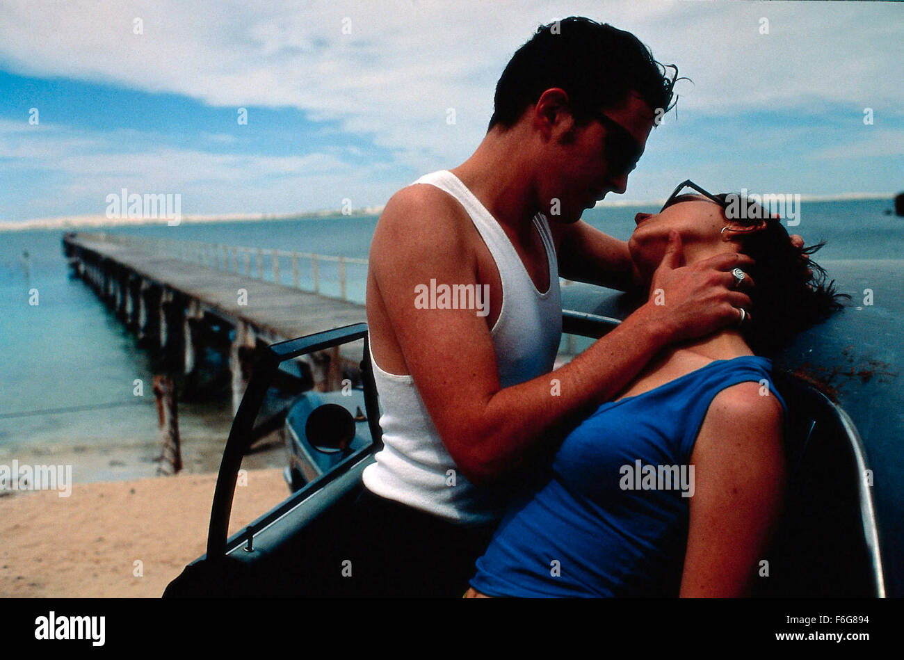 Sep 18 1997 Los Angeles CA USA Image from Kiss or Kill starring FRANCES O CONNER as Nikki and MATT DAY as Al Stock Photo Alamy