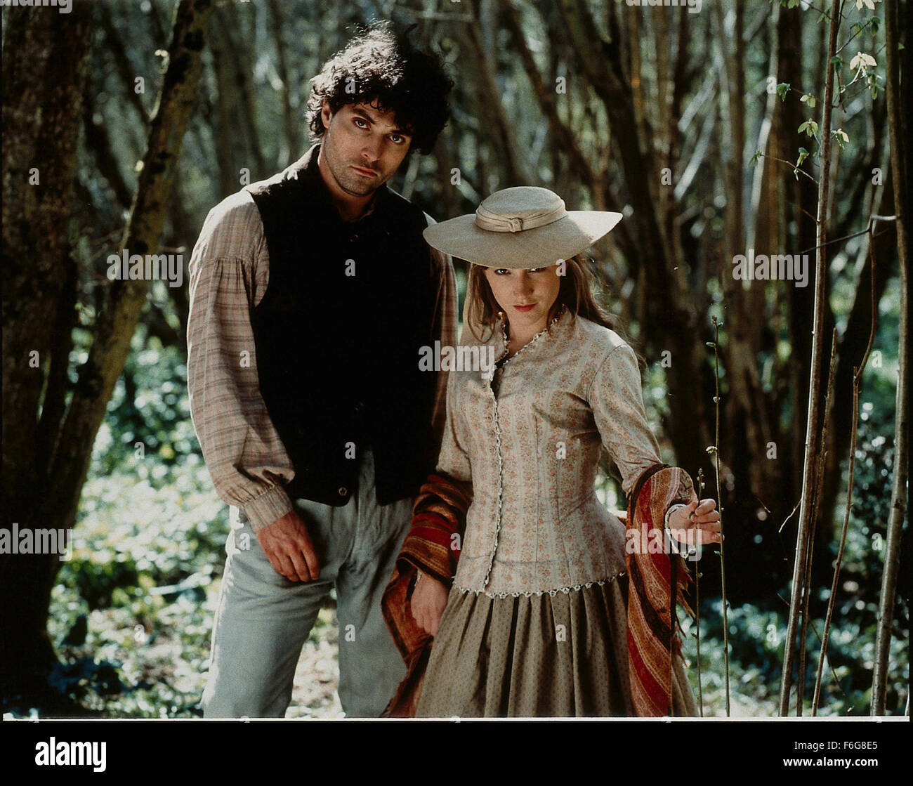 Oct 01, 1997; Dorset, England; EMILY WOOF as Grace Melbury and RUFUS SEWELL as Giles Winterbourne star in 'The Woodlanders' directed by Phil Agland. Stock Photo